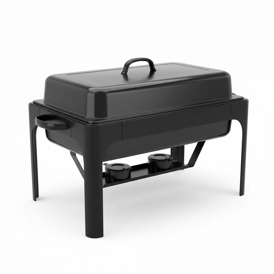 The Midnight 6 Qt – Rectangular Black Chafer